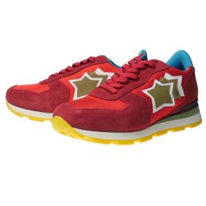 ATLANTIC STARS アトランティックスターズ メンズスニーカー ANTARES LEATHER / SRCS ワインレッド