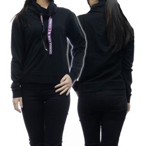 ARMANI EXCHANGE アルマーニエクスチェンジ レディースデザインカットソー 8HYM87 YJ76Z ブラック