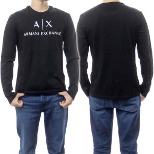 ARMANI EXCHANGE アルマーニエクスチェンジ メンズクルーネックロングTシャツ 8NZTCH Z8H4Z ブラックの商品画像