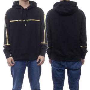 ARMANI EXCHANGE アルマーニエクスチェンジ メンズプルオーバーパーカー 3LZMNA Z9N1Z ブラック