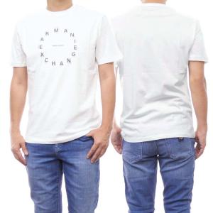 ARMANI EXCHANGE アルマーニエクスチェンジ メンズクルーネックTシャツ 3DZTBJ ZJ9TZ ホワイト /2024春夏新作｜tre-style