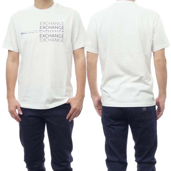 ARMANI EXCHANGE アルマーニエクスチェンジ メンズクルーネックTシャツ 3D2TAC ...