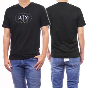 ARMANI EXCHANGE アルマーニエクスチェンジ メンズクルーネックTシャツ 3DZTJL ZJ8EZ ブラック /2024春夏新作｜tre-style