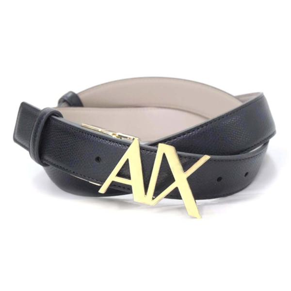 ARMANI EXCHANGE レディースリバーシブルベルト 941178 4R731 ブラック /...