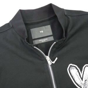 Y-3 ワイスリー メンズ ハーフジップ Tシ...の詳細画像2