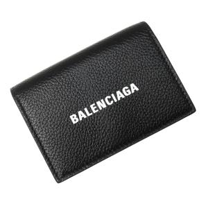 BALENCIAGA バレンシアガ メンズ三つ折財布（小銭入れ付き） CASH MINI WALLET / 594312 1IZI3 ブラック