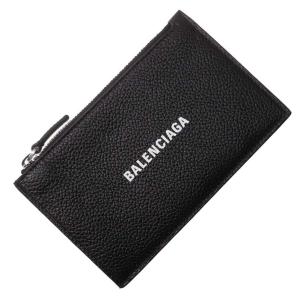 BALENCIAGA バレンシアガ メンズウォレット/カードケース（小銭入れ付き） 640535 1IZI3 / CASH L CO ＆ CA H ENL ブラック /定番人気商品｜tre-style