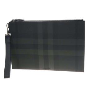 【希少】BURBERRY ジップポーチ LG EDIN GC9 ブラウン バーバリー ショルダーバッグ/クラッチバッグ/クロスボディ