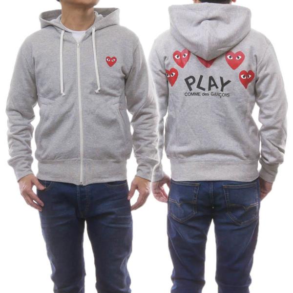 PLAY COMME des GARCONS プレイコムデギャルソン メンズジップアップパーカー A...