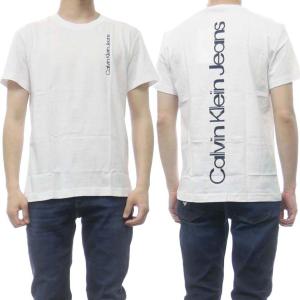 CALVIN KLEIN JEANS カルバンクラインジーンズ メンズクルーネックTシャツ J30J320187 ホワイトの商品画像