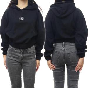 CALVIN KLEIN JEANS カルバンクラインジーンズ レディースプルオーバーパーカー J221441 ブラック｜tre-style