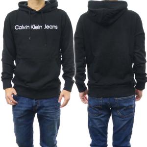 CALVIN KLEIN JEANS カルバンクラインジーンズ メンズプルオーバーパーカー J322551 ブラック /定番人気商品｜tre-style