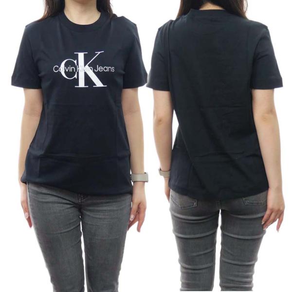 CALVIN KLEIN JEANS カルバンクラインジーンズ レディースクルーネックTシャツ J2...