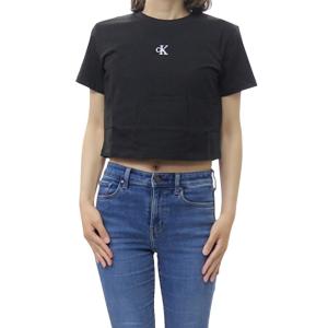 CALVIN KLEIN JEANS カルバンクラインジーンズ レディースクルーネックTシャツ 47AB213 ブラック