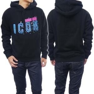DSQUARED2（ディースクエアード） DSQ2 ICONロゴスウェットパーカー