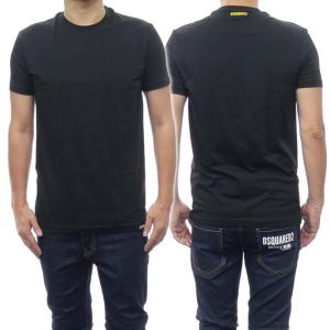 DSQUARED2 ディースクエアード メンズクルーネックTシャツ D9M204620 ブラック