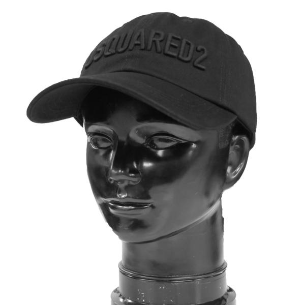 DSQUARED2 ディースクエアード メンズキャップ BCM0714 05C00002 ブラック ...