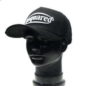 DSQUARED2 ディースクエアード メンズキャップ BCM0781 05C00001 ブラック/2024春夏新作の商品画像