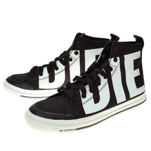 DIESEL ディーゼル メンズハイカットスニーカー S-ASTICO MID CUT / Y02370 P2468 ブラック