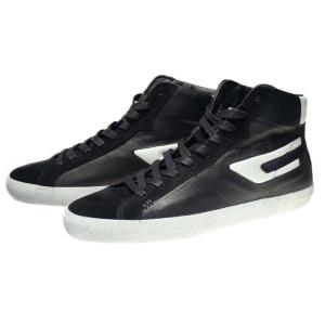 DIESEL ディーゼル メンズハイカットスニーカー Y02742 PR663 / S-LEROJI MID ブラック｜TRE STYLE