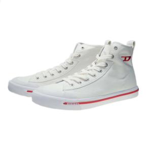 DIESEL ディーゼル メンズハイカットスニーカー Y02879 PR012 / S-ATHOS MID ホワイト｜tre-style