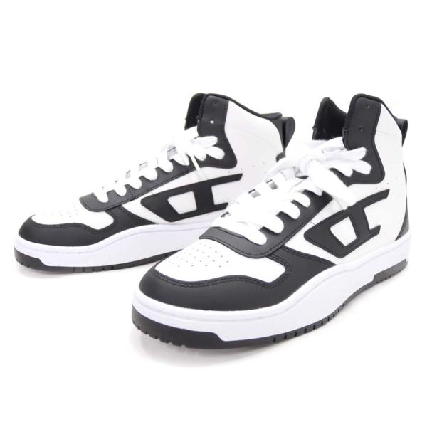 DIESEL ディーゼル メンズハイカットスニーカー Y03364 P5576 / S-UKIYO ...