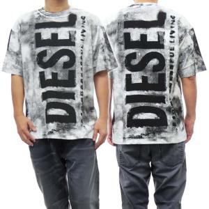 DIESEL ディーゼル メンズクルーネックTシャツ A13328 0AIJV / T-BOXT-BISC グレー /2024春夏新作の商品画像