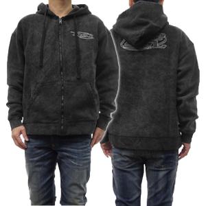 DIESEL ディーゼル メンズジップアップパーカー A12128 0WGAI / S-ORS-HOOD-ZIP ブラック /2024春夏新作｜tre-style