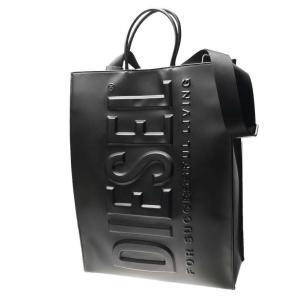 DIESEL ディーゼル メンズショルダーバッグ X09927 P5184 / DSL 3D SHOPPER L X ブラック /2024春夏新作｜tre-style