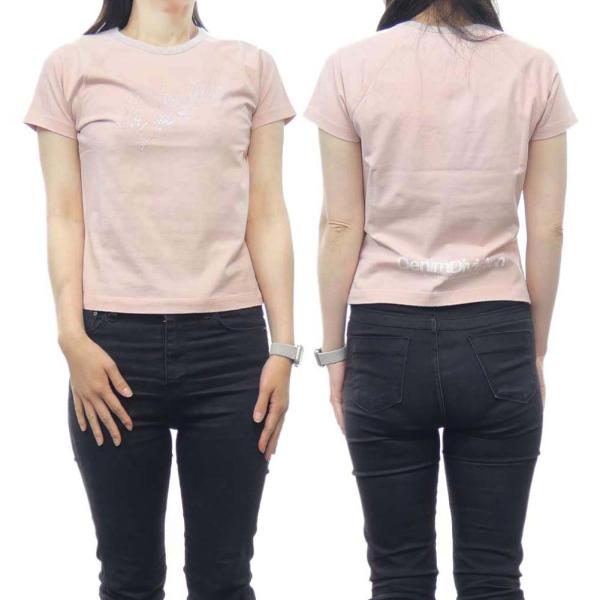 DIESEL レディースクルーネックTシャツ A12982 0KLAI / T-VINCIE ピンク...