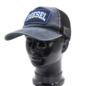 DIESEL C-PLAK ベースボールキャップ サイズ02 C-PLAK キャップロゴ｜ブラック｜メンズ｜DIESEL