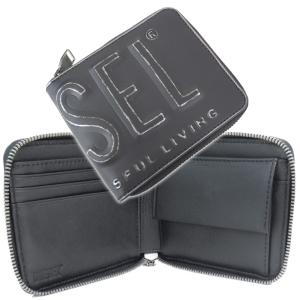 美品✨　DIESEL ディーゼル　レザー 二つ折り財布 本革　ブラック/オレンジ 楽天市場】DIESEL ディーゼル 二つ折り財布 BI-FOLD COIN S