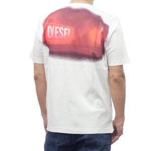 DIESEL T-BOXT-N14 オーバルD フロッキー ロゴ 半袖 Tシャツ DIESEL ディーゼル T-BOXT-N14 メンズ オーバルD フロッキー