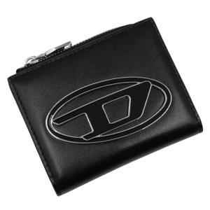 未使用✨DIESEL ディーゼル 1DR カードホルダー コインケース 本革 黒 DIESEL ディーゼル コインケース 1dr card holder zip l X10102