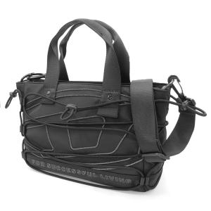 DIESEL ディーゼル メンズ トートバッグ X10411 P8774 / TECH-D TOTE SX 2WAY カバン ユニセックス ブラック 2026秋冬新作 ストリート インポート 爆買