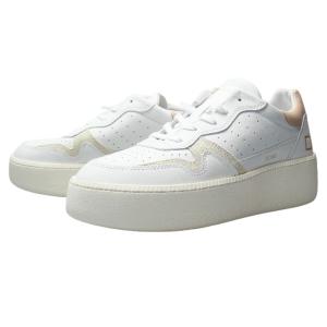 D.A.T.E. デイト レディースローカットスニーカー W997-ST-CA / STEP CALF ホワイト×ピンク