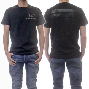 EMPORIO ARMANI エンポリオアルマーニ EA7 メンズクルーネックTシャツ 3KPT72 PJ8SZ ブラック