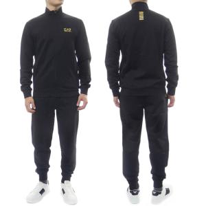 EMPORIO ARMANI エンポリオアルマーニ EA7 メンズセットアップスウェット 8NPV51 PJ05Z ブラック /2022秋冬新作