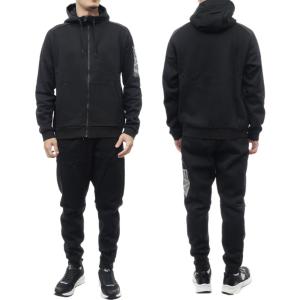 EMPORIO ARMANI エンポリオアルマーニ EA7 メンズセットアップスウェット 6LPV66 PJ07Z ブラック /2022秋冬新作