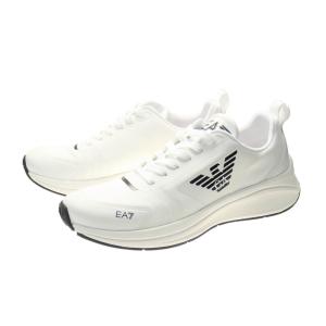 EMPORIO ARMANI エンポリオアルマーニ EA7 メンズローカットスニーカー X8X126 XK304 ブラック /2022秋冬新作