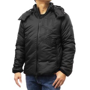 EA7 Emporio Armani ブラックモッズコート EA7 Emporio Armani