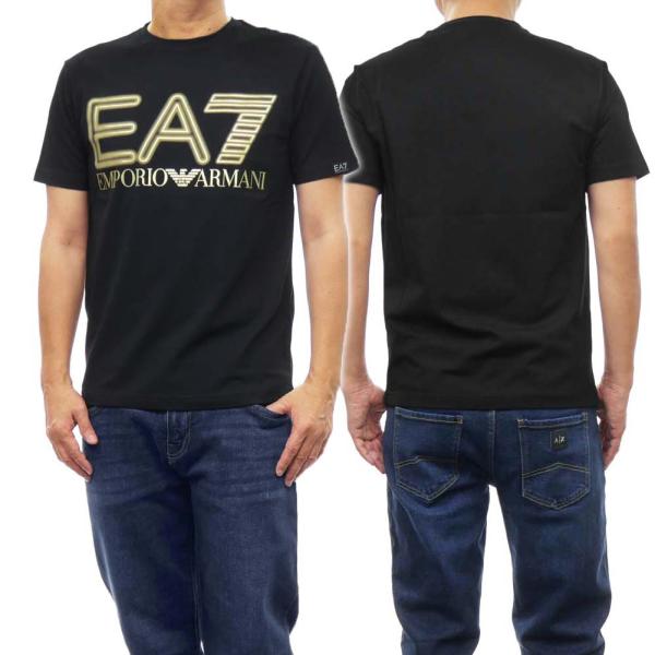 EMPORIO ARMANI エンポリオアルマーニ EA7 メンズクルーネックTシャツ 3DPT37...