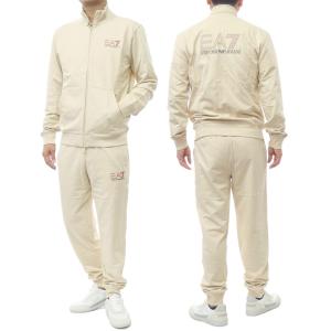 EMPORIO ARMANI エンポリオアルマーニ EA7 メンズセットアップ 7M001318 AF13512 アイボリー 2026春夏新作｜TRE STYLE