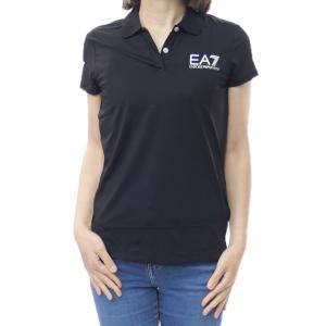EMPORIO ARMANI エンポリオ アルマーニ EA7 レディース ポロシャツ 8NTF70 TJEMZ ブラック ゴルフ スポーティー