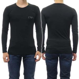EMPORIO ARMANI UNDERWEAR エンポリオアルマーニ EAアンダー メンズロングTシャツ 111023 2F715 ブラック /2022秋冬新作