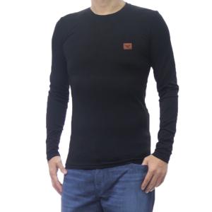 2025 秋冬新作！ EMPORIO ARMANI UNDERWEAR エンポリオアルマーニ アンダーウェア Tシャツ メンズ 長袖 ロンT EM000381 AF14977 ブラック EMPORIO ARMANI UNDERWEAR エンポリオアルマーニアンダーウェア メンズ
