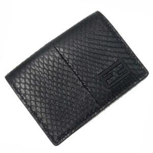 FENDI フェンディ メンズ三つ折り財布（小銭入れ付き） 7M0280 AGR0 ブラック /定番人気商品｜tre-style