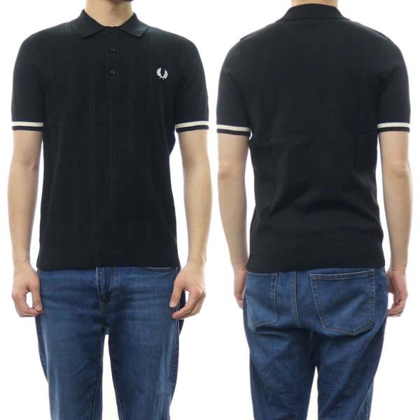 FRED PERRY フレッドペリー メンズポロシャツ TIPPING TEXTURE KNITTE...