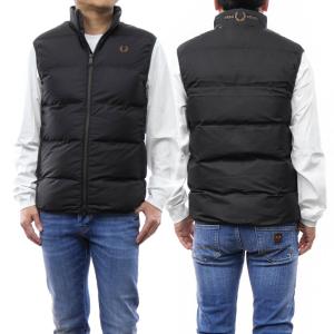 FRED PERRY フレッドペリー メンズ中綿ベスト J4566 / INSULATED GILET ブラック