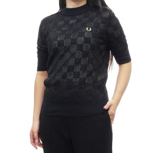 FRED PERRY（フレッドペリー） レディースVネックニットポロシャツ